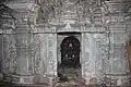 A decorative shrine in the mantapa wall of Chennakeshava temple at Mosale