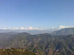 A view of Dhaulagiri from the Satpokharee valley