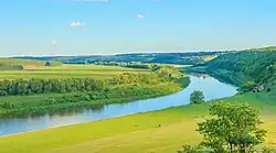 A view over the Don River from Kamenka, Zadonsky District