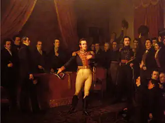 Manuel Antonio Caro (Chile) The Abdication of Bernardo O'Higgins