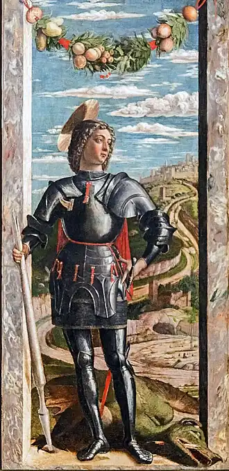 Andrea Mantegna St. George, 66 × 32&nbsp;cm