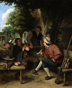 Resting Travelers (1671) by Adriaen van Ostade