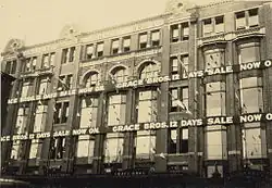 Broadway Grace Bros store in the 1930s