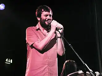 Moffat with Arab Strap in 2004