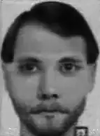 Black-and-white head shot of al-Tunisi