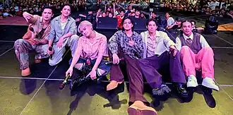 Alamat in March 2025 (left to right): Alas, Tomás, Jao, R-Ji, Taneo, Mo