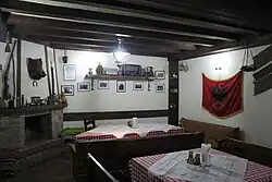 An Albanian inn, interior