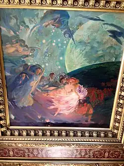 Albert Besnard, La Vérité, entraînant les Sciences à sa suite, c. 1890, salon des Sciences