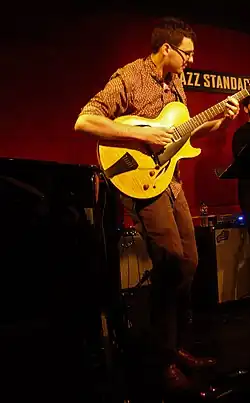 Goodman performing at the Jazz Standard in New York City