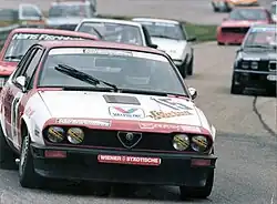 Michael Kopf and Alfa GTV 6 Hockenheimring 1984