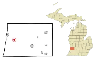 Location of Fennville, Michigan