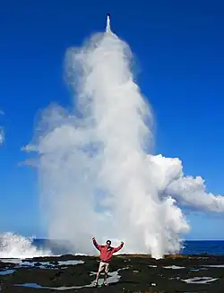 Alofaaga Blowholes on Savai'i Island in Samoa