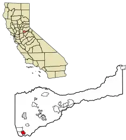 Location of Camanche North Shore in Amador County, California.