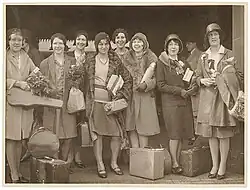 The Ingenues in Sydney, Australia August, 1928
