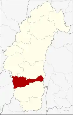 District location in Phetchabun province