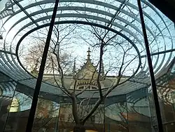 Courtyard next to the study room