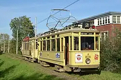 HTM 816 + 779 bij de Amsterdamseweg te Amstelveen.