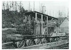 Early Dispatch loco of 1904, used from 1907 in Ngahere