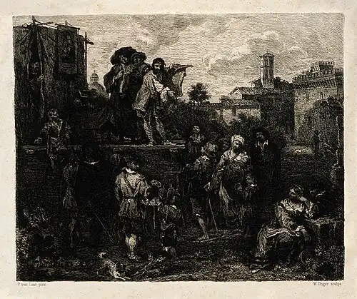 An Itinerant Medicine Vendor in Rome