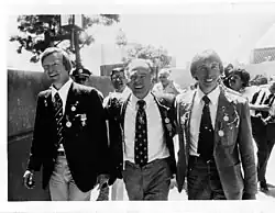 Ben Abruzzo, Maxie Anderson and Larry Newman of the Double Eagle II