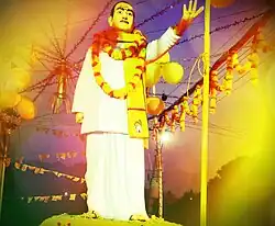 N. T. Rama Rao statue in Kopperapalem village