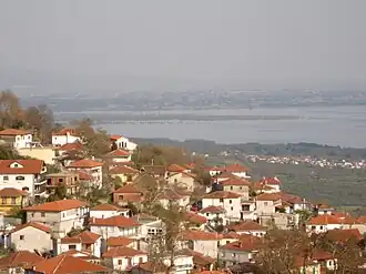 The east side of the village