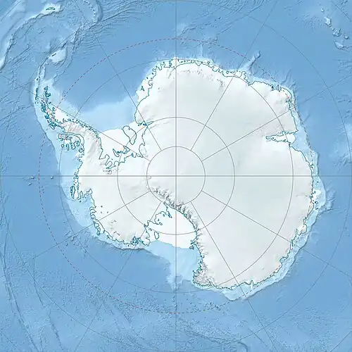 Location of Scott Base in Antarctica