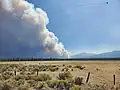 The Antelope Fire on August 4, 2021.