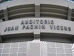 Main entrance to the auditorium.