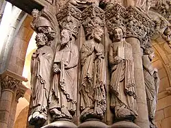Pórtico da Gloria, Cathedral of Santiago de Compostela, Galicia, Spain, c. 12th–13th centuries
