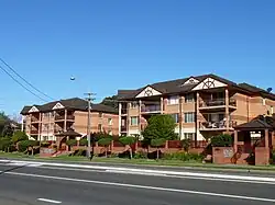Federation revival apartments in Miranda, Sydney (c. 1993)[11]