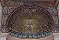 12th-century apse mosaic from Basilica di San Clemente in Rome.