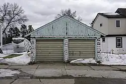 Aqua garage in Kinney, Minnesota