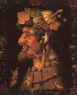 Giuseppe Arcimboldo, Autumn, 1573, oil on canvas, Louvre Museum, Paris