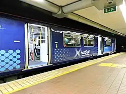 Train at Argyle Street station