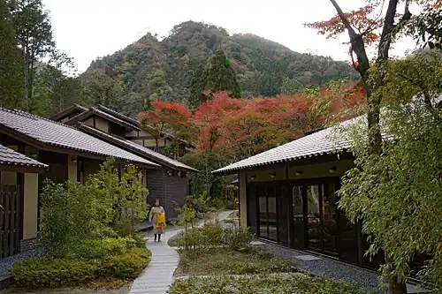 Typical ryokan in Arima