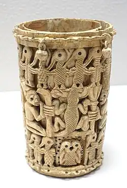 Arm band, Owo, Yoruba, 18th century AD, ivory – Ethnological Museum, Berlin
