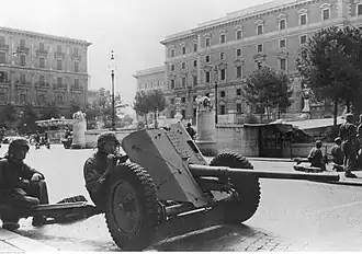 4.2 cm Pak 41 light squeeze-bore anti-tank gun in Italy 1943.