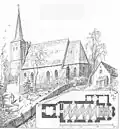 Sketch from Adolf Bötticher's Die Bau- und Kunstdenkmäler der Provinz Ostpreußen: Das Samland, 1891