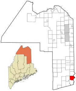 Location of Orient, Maine