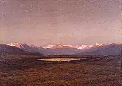 176. Carlo Cressini, Tramonto sereno (Foscagno - Valtellina), 1920-1925