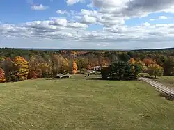 Ashby, looking toward the center of town (taken prior to the construction of the public safety building)
