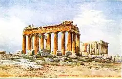 Parthenon of Athens (c.1910)