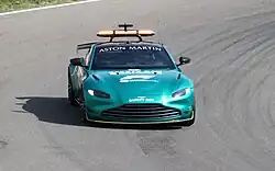 An Aston Martin Safety Car during the 2022 Formula One World Championship