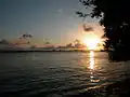 Sunset at San Juan Bay, seen from Paseo de la Princesa promenade