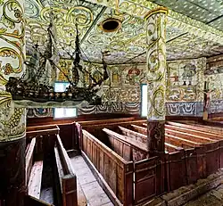 Model ship over nave