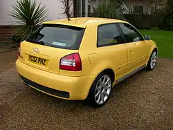 Audi S3 rear view (8L; facelift)
