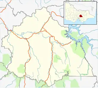 Toolangi is located in Shire of Murrindindi