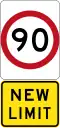 New 90&nbsp;km/h Speed Limit (used in Victoria)