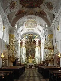 Interior of the cathedral